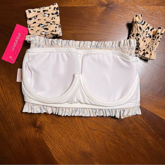 Xhilaration Animal Print Off-Shoulder Bikini Set NWT SMALL - Picture 9 of 9